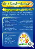 Flyer für Kinderbetreuung