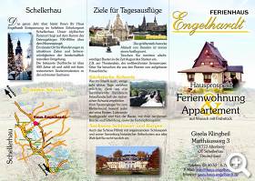 Faltflyer Gestaltung Ferienhaus Engelhardt