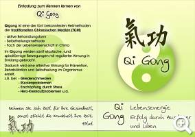 Faltflyer Qi Gong Lehrerin Stefanie Schmidt