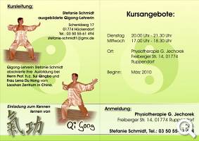 Qi Gong Faltflyer Innenseite