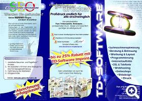 TD-Software Imagebroschüre Rückseite